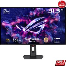 Asus 31.5" OLED Rog Strıx XG32UCDS 0.03MS 165HZ Hdmı-Dp Typec Gaming Monitör 3840X2160