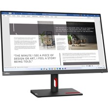 Lenovo S27I-30 63DFKAT4TK 27" 4ms 100Hz 1920X1080 Vga/hdmı Vesa Siyah IPS LED Monıtor