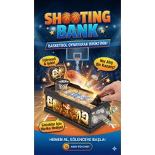 Şımartan Eğlenceli Basket Atmalı Basketbol Kumbara
