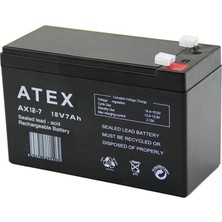 Akü Kalın Kuru Akü 12V-7AH Amper