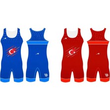 Merooj Kamuflaj Bayrak Temalı Güreş Mayosu Erkek