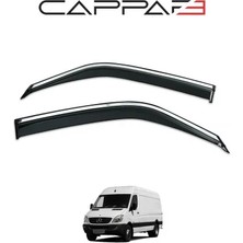 Drs Tuning Mercedes Sprinter 2006-2012 Yıl Aralığı Uyumlu Cam Rüzgarlığı 2 Parça Kromlu