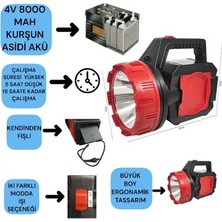 Şarjlı Projekör Gold 10 W 15 Saatçalışma Süresi