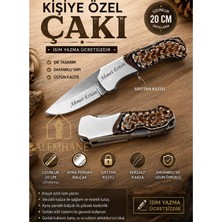 Kalemhane Kişiye Özel Verzalit Kabza Lüks Kutulu Çakı