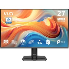 MSI Msı 27" Flat IPS Pro MP272 E14C 1ms 144Hz Hdmı-Dp Typec Ev Ofis Tipi Monitör 1920X1080