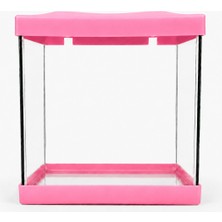 Dayı Pet Dayıpet 20 cm  Mini Akvaryum Pembe 20 x 15X 22 cm