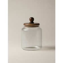 Minihol Senna Akasya Kapaklı Cam Kavanoz (1200 Ml)