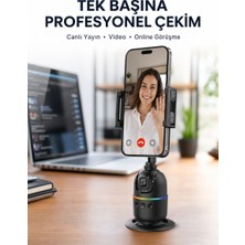 ALK Canlı Yayın ve Video Çekimleri Için Otomatik Yüz Takipli Masaüstü Gimbal Yeni Nesil - Lisinya