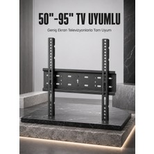 ALK Tv Duvar Askı Aparatı 50-95 Inç Uyumlu Güvenli Sabit Montaj - Lisinya