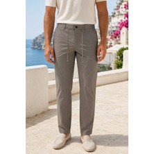 Danger Erkek Premium Poliamid Kumaş Comfort Fit Jogger Vizon Pantolon - 252DNGR