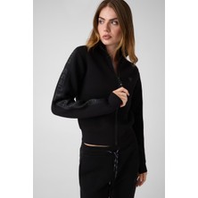 Guess Yan Şerit Logolu Sweatshirt V2YQ17K7UW2