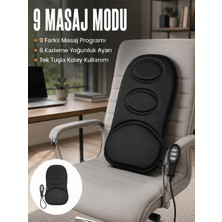ALK Motorlu Isıtmalı Masaj Minderi Masaj Modlu Ev, Ofis ve Araç Koltuk Pedi - Lisinya