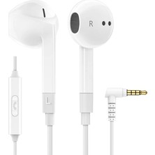 Mucize Ludos Kulak Içi Kablolu Kulaklık 3.5mm Jack Mikrofonlu Beyaz