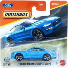 Matchbox '19 Ford Mustang Coupe - Mavi (1/64) JHN94