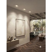 Hero Led Marbella Dekoratif Kasa Tekli Yuvarlak Beyaz Günışığı