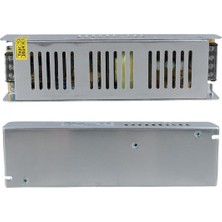 ALK Ledx ALN-M12165S 12 Volt 16.5 Amper 200 Watt Slim Metal Kasa Adaptör 200X60X40MM
