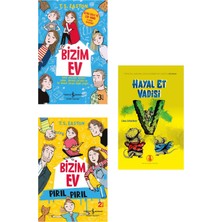 Türkiye İş Bankası Kültür Yayınları Bizim Ev--Bizim Ev Pırıl Pırıl---Hayal Et Vadisi-- 3 Kitap Set
