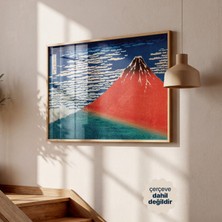 Persona Istanbul Katsushika Hokusai "kızıl Fuji" - Sanat Posteri (Çerçevesiz)
