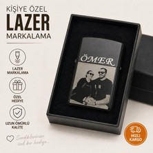 Melisa Takı & Aksesuar Siyah Renk Hediyelik Çakmak (Kişiselleştirilebilir)