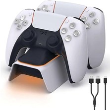 Mucize Nexıgo Charging Dock For P-5 - Ps5 Uyumlu Ikili Hızlı Şarj Istasyonu ve Şarj Standı