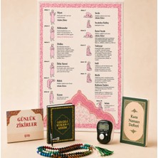 Belirtilmemiş Gölge Kuranlı Huzurlu Secde Seti ( Pembe )