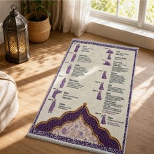 Belirtilmemiş Namaz Kılmayı Öğreten Seccade ( Mor )