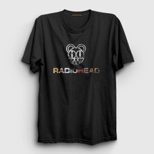 Presmono Unisex Siyah Logo V3 Radiohead T-Shirt