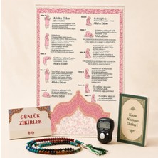 Belirtilmemiş iyico Huzurlu Secde Rehberli 5'li Namaz Seti ( Pembe )