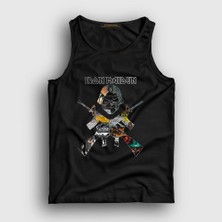 Presmono Unisex Siyah Soldier V2 Iron Maiden Atlet