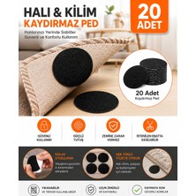 GEEN Halı & Kilim Kaydırmaz Kendinden Yapışkanlı Iz Bırakmaz 20 Adet