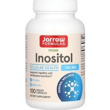 Jarrow Formulas, Vegan Inositol, (Ösg Özel Sporcu Gıdaları) 750 Mg, 100 Veggie CAPSULES.3943