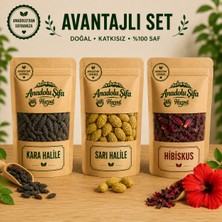 Anadolu Şifa Harput Kara Halile + Sarı Halile + Hibiskus Doğal Bitkisel Ürün Seti 3 x 100 gr