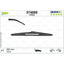 Valeo Ece-Umay Silecek Supurgesi Arka 260MM Mercedes B-Class W246 11 18 . Renault Captur 20