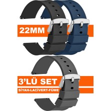 Trendburada Huawei Watch Gt Gt2 Gt3 Gt4 Gt5 Pro 46mm Xiaomi Redmi Watch 5 Active-Lite Saat Uyumlu 22mm Silikon Saat Kordonu Kayışı TB1