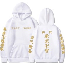 Tarzsokak Anime Tokyo Revengers Unisex Hoodie Kapşonlu 13973 Siyah
