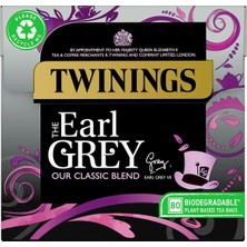 Twinings Earl Grey Bergamot ve Limon Aromalı Bardak Poşet Siyah Çay 80 Adet