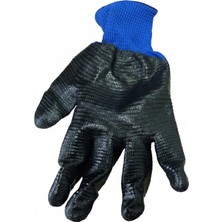 1 Adet Vıo Zebra 2511 Mavi Siyah Iş Eldiveni 10XL