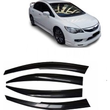 X Power Tuning Honda Civic Fd6  2006.2012  Ön Arka 4.lü Cam Rüzgarlığı