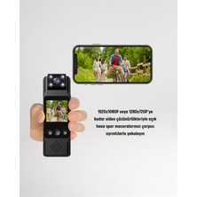 Kablosuz Wifi Bağlantılı Full Hd Mini Kamera - Döngüsel Kayıt ve Hareket Algılama Özellikli