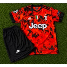 Candy Cup Ronaldo Juventus Turuncu Yeni 2026/2027 Yeni Sezon 7 Numara Yeni Çocuk Forması 2'li Set (Yeni)