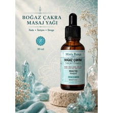 Minia Bahçe Boğaz Çakra Masaj Yağı, Throat  Chakra, 30ML