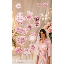 Vipfoni Bride To Be Konuşma Balonu Seti 11 Parça | Bekarlığa Veda Parti Fotoğraf Çekim Aksesuarı