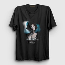 Presmono Unisex Siyah Alice Vampire Twilight T-Shirt