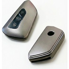 Volkswagen Skoda Seat Golf 8 Uyumlu Smart 3 Buton Silikon Oto Anahtar Kumanda Kabı Kılıf Füme