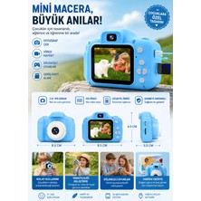 Mini Retro Fotoğraf Makinesi Çocuk Için Vintage 1080P Sd Kart Girişli Hd 2.0 Inc Ekran Video Kamera