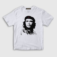 Presmono Unisex Çocuk Beyaz Kuba Che Guevara T-Shirt