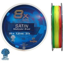 Dft Bojin 8x Satin M.color Ip Misina 0.26 mm 300 M