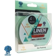 Dft Bojin 4x Linen Ip Misina 0.26 mm  300 M  Yeşil