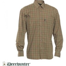 T. Deerhunter Marshall Red Kareli Uzun Kol Gömlek 43/44