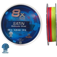 Dft Bojin 8x Satin M.color Ip Misina 0.24 mm 300 M